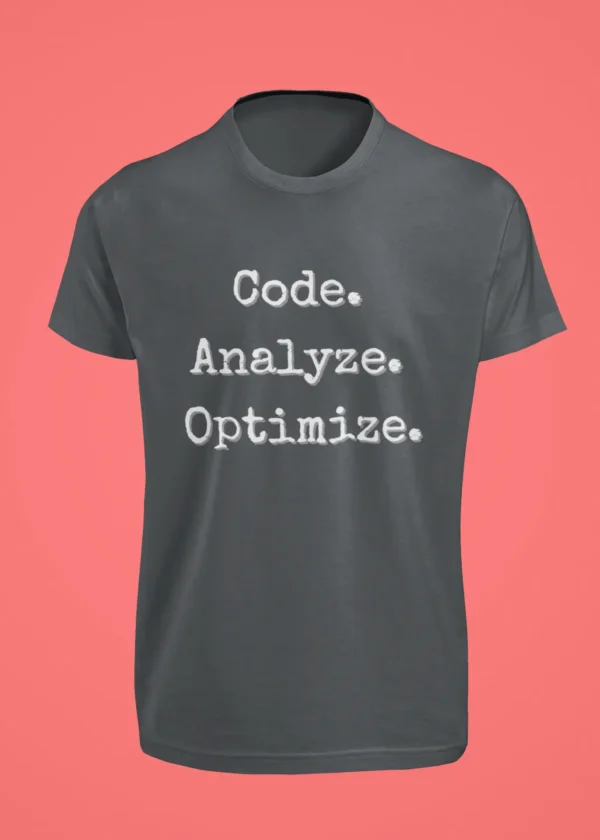 Code Analyze Optimize T-Shirt - Image 3