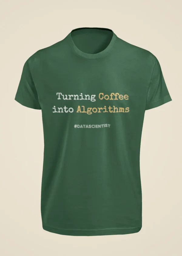 Turning Coffee Into Algorithms T-Shirt - Image 4