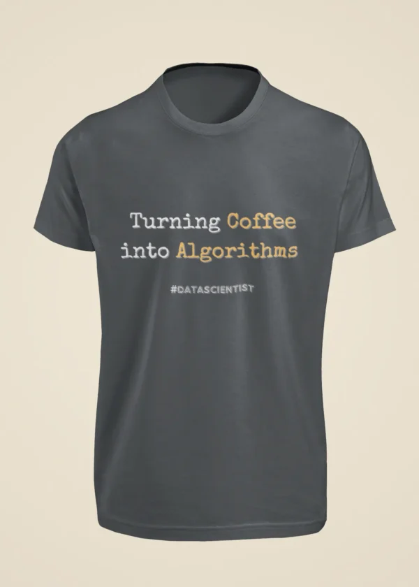 Turning Coffee Into Algorithms T-Shirt - Image 3
