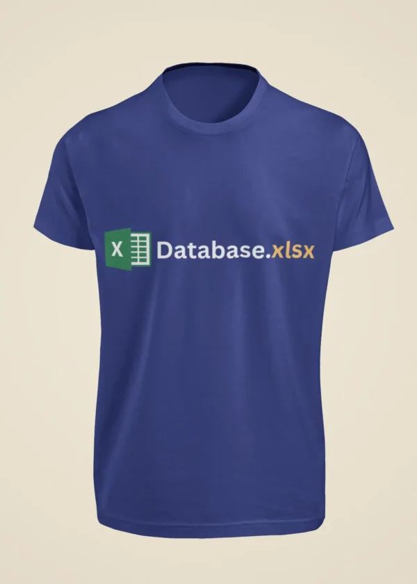 Database.xlsx T-Shirt - Image 5