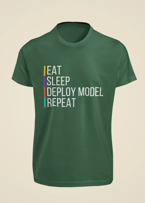 Eat Sleep Deploy Model Repeat T-Shirt - Image 4