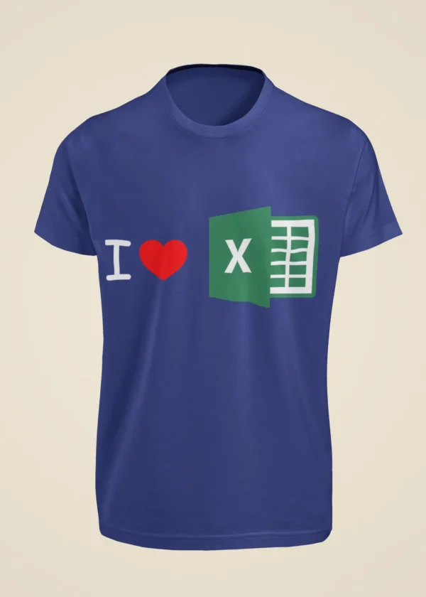 I Love Excel T-Shirt - Image 5